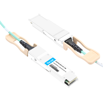 NVIDIA MFS1S90-H010E Compatible 10m (33ft) 2x200G QSFP56 to 2x200G QSFP56 PAM4 Breakout Active Optical Cable