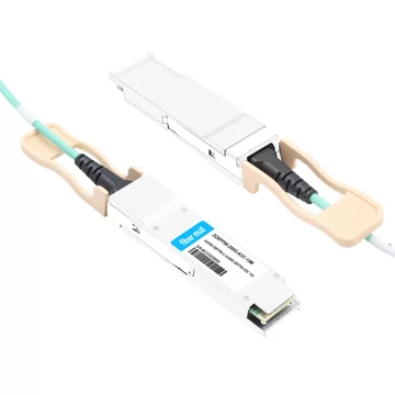 NVIDIA MFS1S90-H015E Compatible 15m (49ft) 2x200G QSFP56 to 2x200G QSFP56 PAM4 Breakout Active Optical Cable