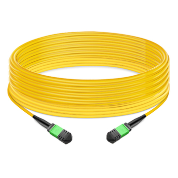 NVIDIA MFP7E30-N150 Compatible 150m (492ft) 8 Fibers Low Insertion Loss Female to Female MPO Trunk Cable Polarity B APC to APC LSZH Single-Mode OS2 9/125