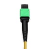 NVIDIA MFP7E30-N100 Compatible 100m (328ft) 8 Fibers Low Insertion Loss Female to Female MPO Trunk Cable Polarity B APC to APC LSZH Single-Mode OS2 9/125