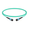 NVIDIA MFP7E10-N003 Compatible 3m (10ft) 8 Fibers Low Insertion Loss Female to Female MPO Trunk Cable Polarity B APC to APC LSZH Multimode OM3 50/125