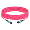 100m (328ft) 12 Fibers Low Insertion Loss Female to Female MPO Trunk Cable Polarity B APC to APC LSZH Multimode OM4 50/125