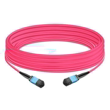 12 Fibers Low Insertion Loss OM4 MM LSZH MPO Cable 100M | FiberMall