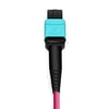 NVIDIA MFP7E10-N050 Compatible 50m (164ft) 8 Fibers Low Insertion Loss Female to Female MPO Trunk Cable Polarity B APC to APC LSZH Multimode OM4 50/125