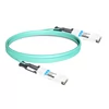Câble optique actif Mellanox MFS1S00-V005E compatible 5m (16ft) 200G QSFP56 vers QSFP56