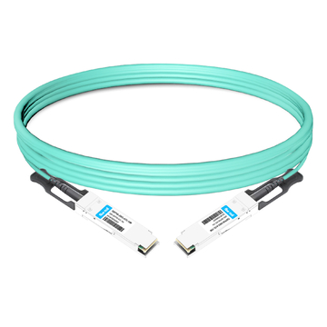 Câble optique actif HPE (Mellanox) P06153-B24 compatible 15 m (49 pieds) 200G InfiniBand HDR QSFP56 vers QSFP56