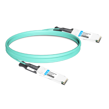 Câble optique actif HPE (Mellanox) P06153-B26 compatible 30 m (98 pieds) 200G InfiniBand HDR QSFP56 vers QSFP56