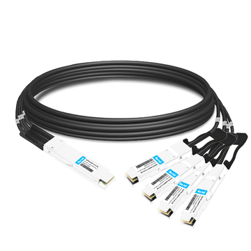 OSFP8-4QSFP112-PC1M 1m (3ft) 800G InfiniBand NDR Twin-port OSFP to 4x200G QSFP112 Passive Breakout Direct Attach Copper Cable