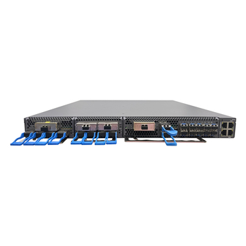 DCI BOX Chassis, 19", 1U: 4 equal 1/4 slots, also compatible with 2 equal 1/2 slots, including front interface board, support provides 1 CONSOLE and 3 ETH management ports, 2 Standard CRPS power supplies: 220V AC or 48V DC optional