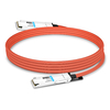 OSFP-800G-AC3M-FLT 3m (10ft) 800G Twin-port 2x400G OSFP to 2x400G OSFP InfiniBand NDR Active Copper Cable, Flat top on one end and Finned top on other