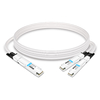 OSFP8-2OSFP4-PC1M 1 м (3 фута) 800 Гбит/с, двухпортовый OSFP — 2 x 400G OSFP InfiniBand NDR, разводной медный кабель прямого подключения