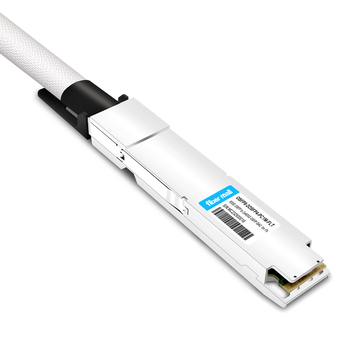 Совместимый с NVIDIA MCP7Y00-N001-FLT 1 м (3 фута) 800G OSFP с двумя портами до 2x400G Flat Top OSFP InfiniBand NDR Breakout DAC