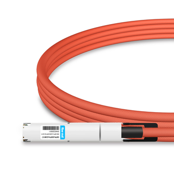 OSFP8-2OSFP4-AC4M-FLT 4m (13ft) 800G Twin-port OSFP to 2x400G OSFP InfiniBand NDR Breakout Active Copper Cable