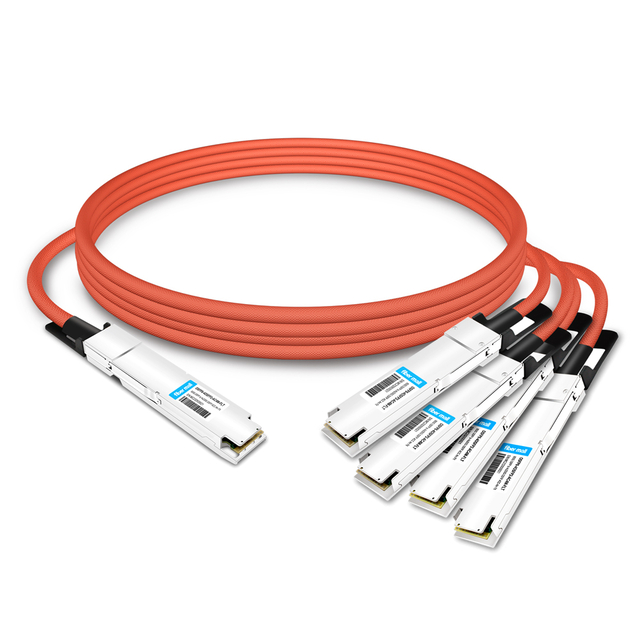 800G OSFP to 4x200G OSFP InfiniBand Breakout ACC FLT 4m | FiberMall