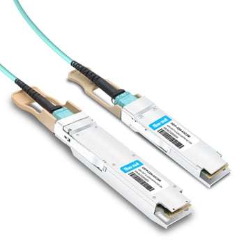 NVIDIA MFA7U10-H020 Compatible 20m (66ft) 400G OSFP to 2x200G QSFP56 twin port HDR Breakout Active Optical Cable