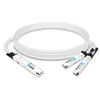 NVIDIA MCP7Y60-H001 Совместимый пассивный кабель прямого подключения длиной 1 м (3 футов) 400G OSFP и 2x200G QSFP56