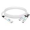 NVIDIA MCP7Y60-H001 Compatible 1m (3ft) 400G OSFP to 2x200G QSFP56 Passive Direct Attach Cable