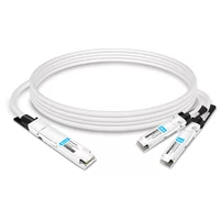 NVIDIA MCP7Y60-H001 互換 1m (3 フィート) 400G OSFP から 2x200G QSFP56 パッシブ ダイレクト アタッチ ケーブル