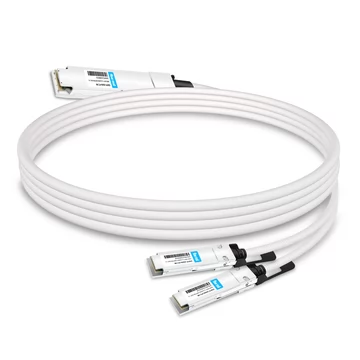 NVIDIA MCP7Y60-H001 Compatible 1m (3ft) 400G OSFP to 2x200G QSFP56 Passive Direct Attach Cable