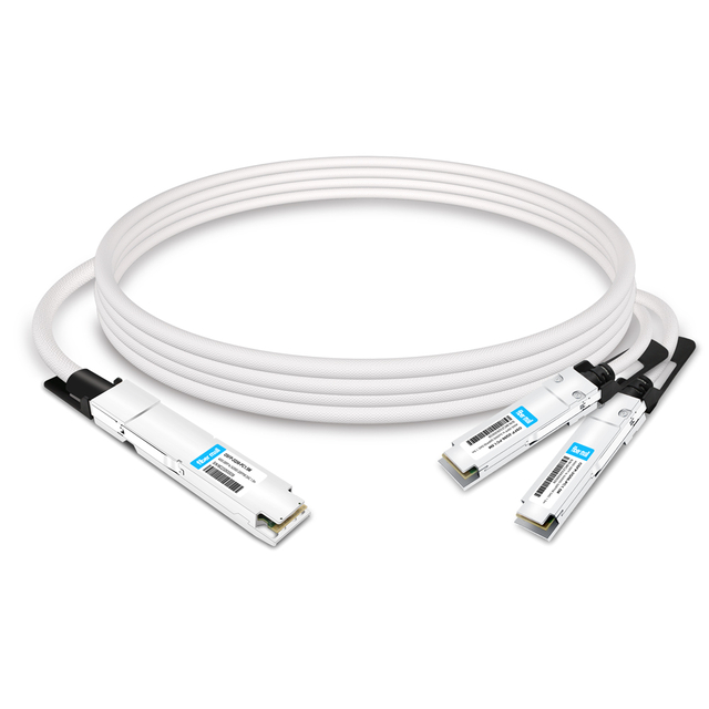 400G OSFP to 2x200G QSFP56 HDR Breakout DAC 1.5m | FiberMall