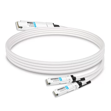 NVIDIA MCP7Y60-H01A Compatible 1.5m (5ft) 400G OSFP to 2x200G QSFP56 Passive Direct Attach Cable