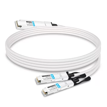 OSFP8-2QSFP112-PC1M 1 м (3 фута) 800G InfiniBand NDR, двухпортовый OSFP — 2x400G QSFP112, медный кабель прямого подключения с пассивной разводкой