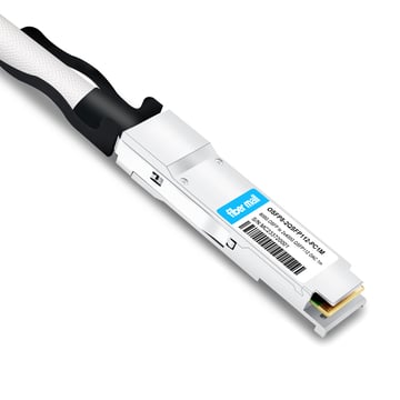 OSFP8-2QSFP112-PC1M 1m (3ft) 800G InfiniBand NDR Twin-port OSFP to 2x400G QSFP112 Passive Breakout Direct Attach Copper Cable