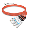 OSFP8-4QSFP112-AC4M 4m (13ft) 800G Twin-port OSFP to 4x200G QSFP112 InfiniBand NDR Breakout Active Copper Cable