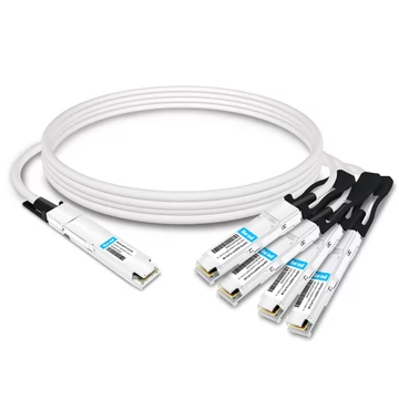 OSFP8-4QSFP112-PC1M 1 m (3 Fuß) 800G InfiniBand NDR Twin-Port OSFP auf 4x200G QSFP112 Passives Breakout Direct Attach Kupferkabel