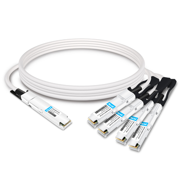 OSFP8-4QSFP112-PC1M 1m (3ft) 800G InfiniBand NDR Twin-port OSFP to 4x200G QSFP112 Passive Breakout Direct Attach Copper Cable