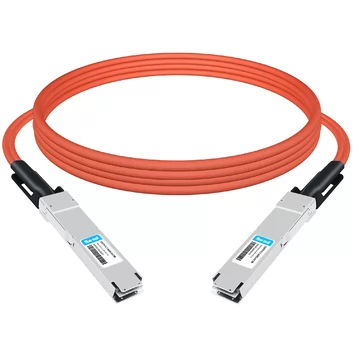 OSFP-FLT-800G-AC3M Cable de cobre activo InfiniBand NDR de 3 m (10 pies) 800G de doble puerto 2x400G OSFP a 2x400G OSFP, parte superior plana en un extremo y parte superior plana en el otro