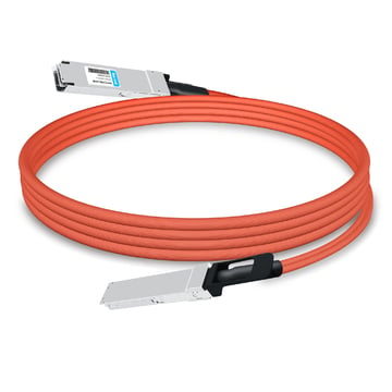 OSFP-FLT-800G-AC3M Cable de cobre activo InfiniBand NDR de 3 m (10 pies) 800G de doble puerto 2x400G OSFP a 2x400G OSFP, parte superior plana en un extremo y parte superior plana en el otro