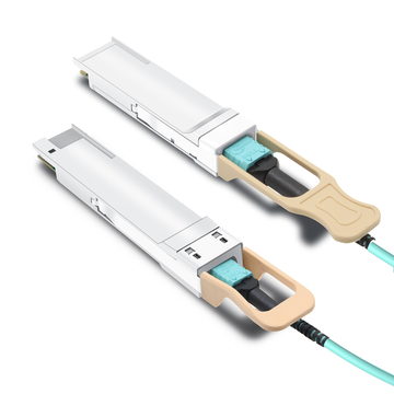 QDD-2Q56-AOC15M 15 м (49 фута) 400G QSFP-DD — 2x200G QSFP56 Активный оптический кабель Breakout