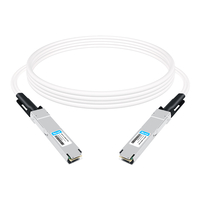 OSFP-FLT-800G-PC2M 2m (7 pés) 2x400G OSFP a 2x400G OSFP PAM4 InfiniBand NDR Passive Direct Attached Cable, parte superior plana em uma extremidade e parte superior plana na outra