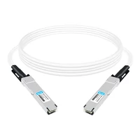 OSFP-FLT-400G-PC2M 2m (7 pés) 400G NDR OSFP para OSFP PAM4 cabo de conexão direta passiva, parte superior plana em uma extremidade e parte superior plana na outra