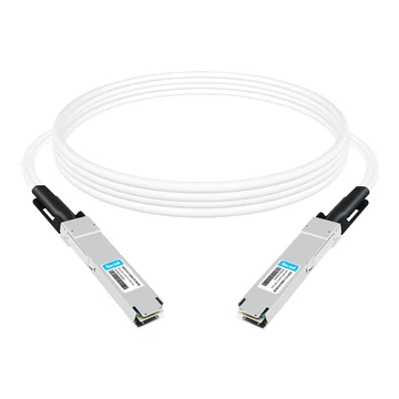 OSFP-FLT-400G-PC50CM Cable pasivo de conexión directa de 0.5 m (1.6 pies) 400G NDR OSFP a OSFP PAM4, parte superior plana en un extremo y parte superior plana en el otro