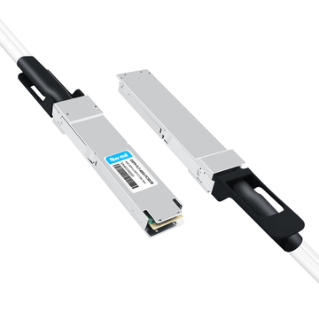 OSFP-FLT-400G-PC50CM 0.5 متر (1.6 قدم) 400 جيجا NDR OSFP إلى OSFP PAM4 كبل متصل مباشر سلبي، سطح مسطح من أحد الطرفين وجزء علوي مسطح من الطرف الآخر