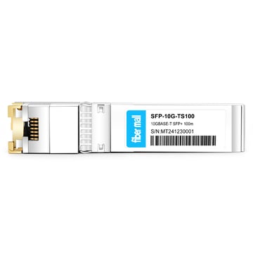 Module émetteur-récepteur Arista SFP-10G-T compatible 10GBase-T en cuivre SFP+ vers RJ45 100 m