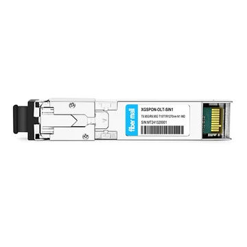 Calix 100-05642 互換性のある 10G XGSPON OLT SFP+ TX-9.95G/RX-9.95G、2.488G Tx-1577nm/Rx-1270nm SN1 SC UPC DDM 産業用光トランシーバー