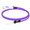 QDD-OSFP-FLT-AEC50CM 0.5m (1.6ft) 400G QSFP-DD to OSFP Flat Top PAM4 Active Electrical Copper Cable