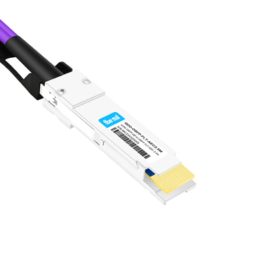 QDD-OSFP-FLT-AEC2.5M 2.5 m (8 pés) 400G QSFP-DD para OSFP Flat Top PAM4 cabo de cobre elétrico ativo