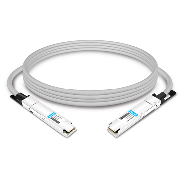 NVIDIA MCP4Y10-N001-FTF Compatible 1m (3ft) 800G Twin-port 2x400G OSFP to 2x400G OSFP InfiniBand NDR Passive DAC,Flat top on one end and Finned top on other
