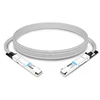 NVIDIA MCP4Y10-N00A-FTF Compatible 0.5m (1.6ft) 800G Twin-port 2x400G OSFP to 2x400G OSFP InfiniBand NDR Passive DAC, Flat top on one end and Finned top on other