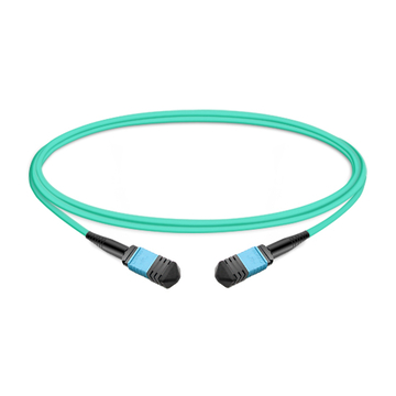 12 Fasern OM3 MM LSZH MPO-Kabel mit geringer Einfügungsdämpfung 2 m | FiberMall