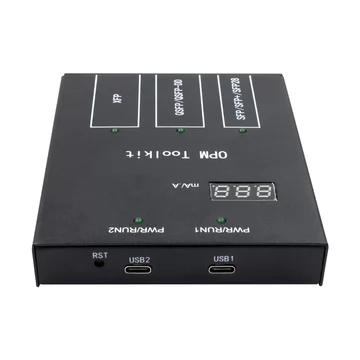 FiberMall EEPROM Programmer Box Supports SFP/SFP+/SFP28/XFP/QSFP+/QSFP28/QSFP56/QSFP-DD Transceivers & DAC/AOC Cables