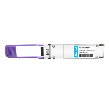 Q28-100G23W-BX80 100G QSFP28 BIDI TX1280nm/RX1310nm Simplex LC SMF 80km with RS FEC DDM Optical Transceiver Module