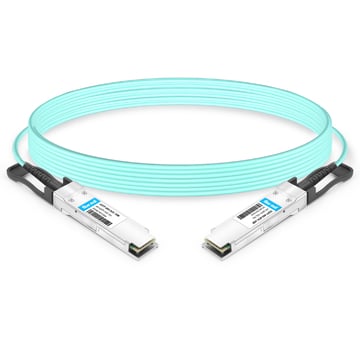 H3C QSFP-40G-D-AOC-30M Compatible 30m (98ft) 40G QSFP+ to QSFP+ Active Optical Cable