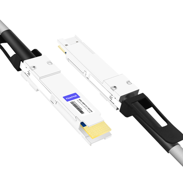2.5m (8ft) Juniper Compatible 400G QSFP-DD to OSFP Flat Top PAM4 Passive Direct Attached Cable