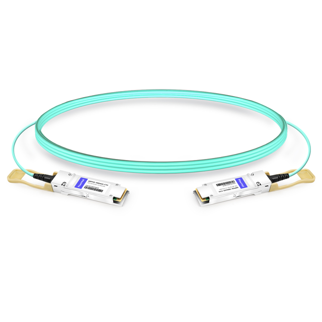 Immersion Liquid Cooling 100G QSFP28 1m AOC Cable | FiberMall