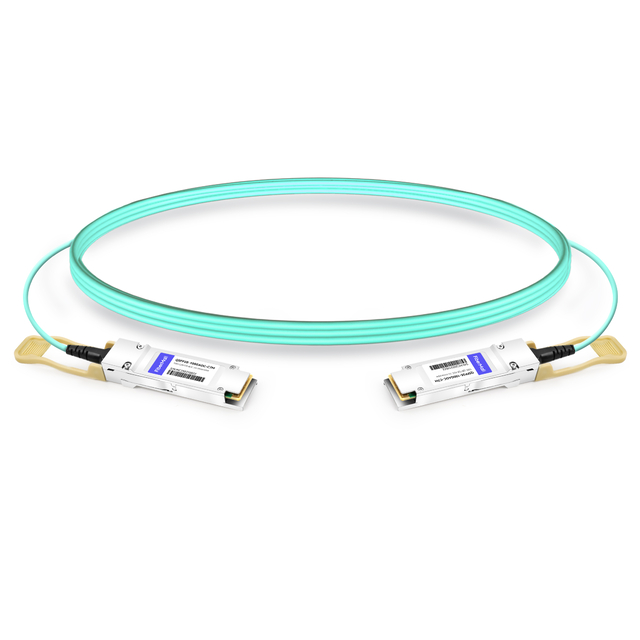 Immersion Liquid Cooling 100G QSFP28 7m AOC Cable | FiberMall